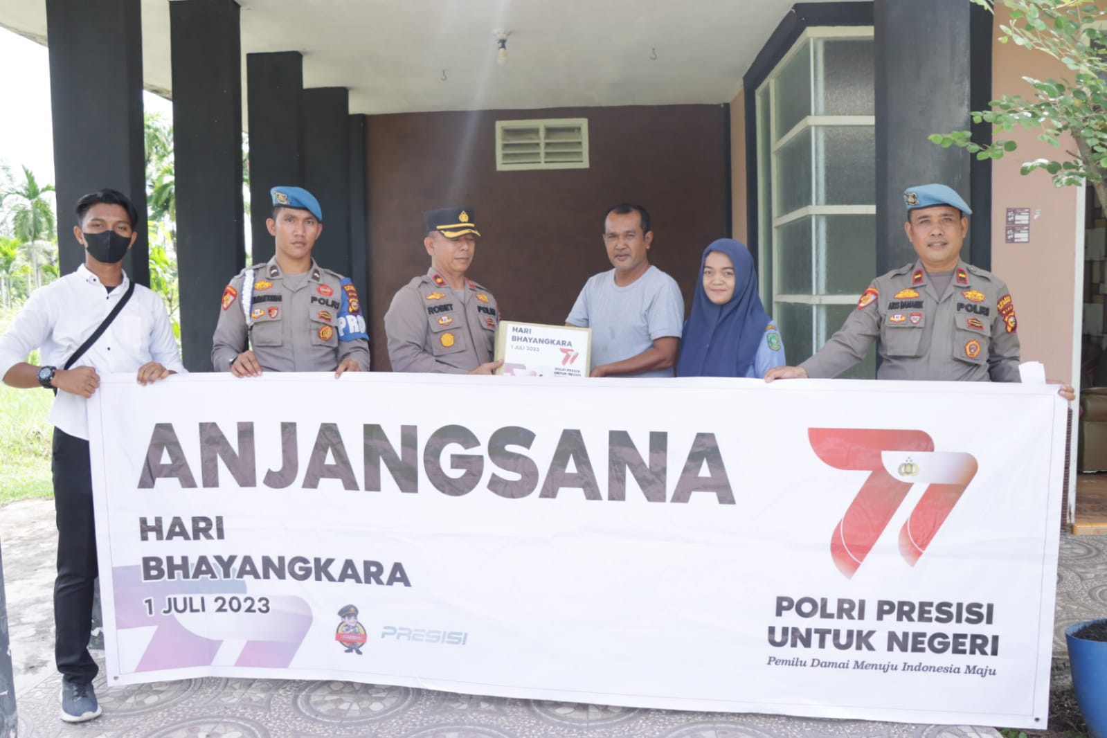 Polres Meranti Kembali Gelar Anjangsana Dalam Rangka Hari Bhayangkara ke 77